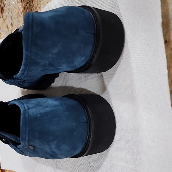 Mephisto Salka Blue Suede Loafers 9.5 - Picture 3 of 5